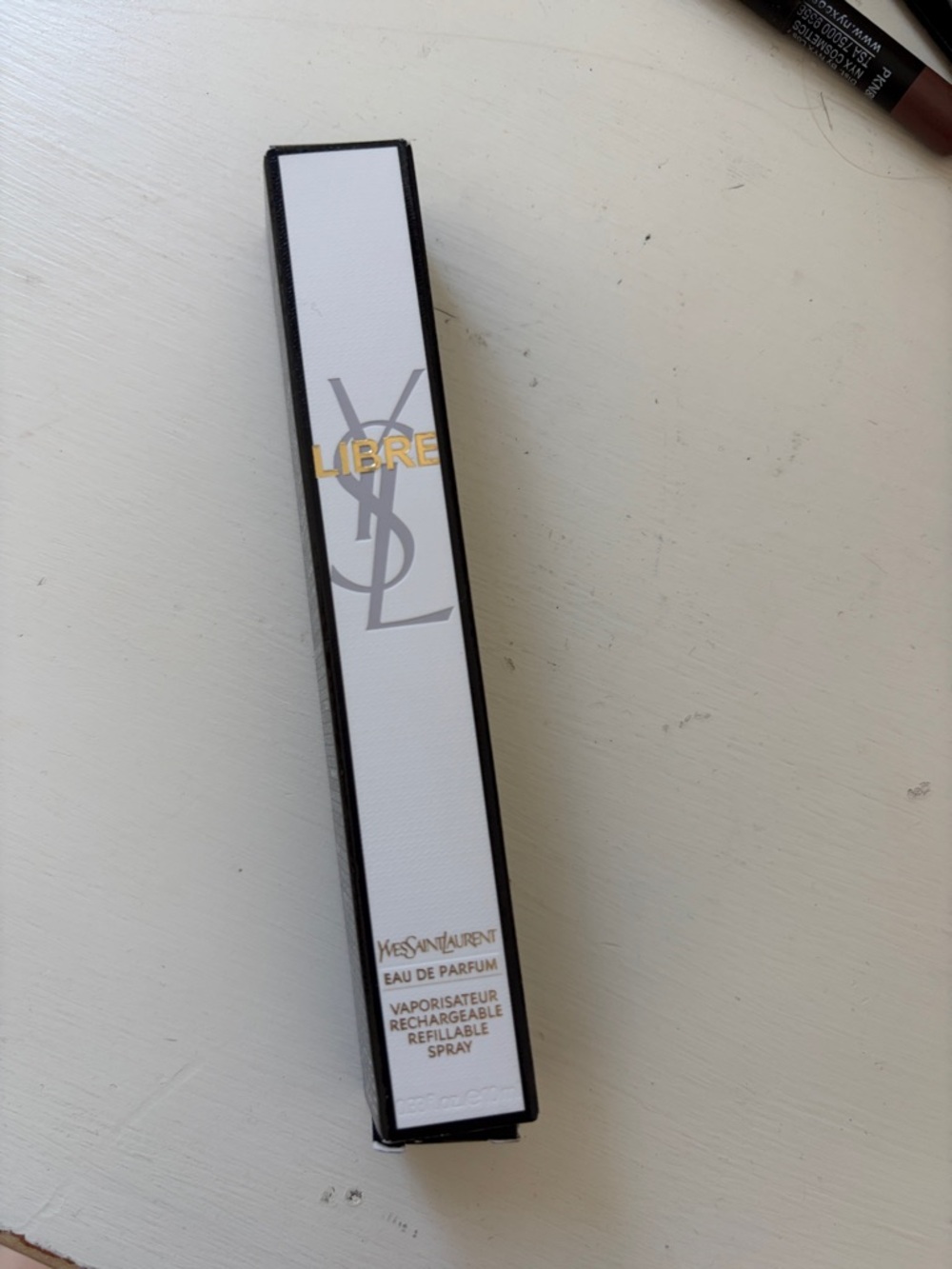 Yves Saint Laurent Libre White & Gold Slim Fragrance Box